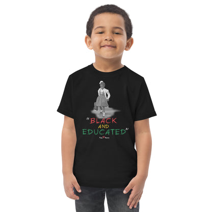 Toddler Black and Educated Tee