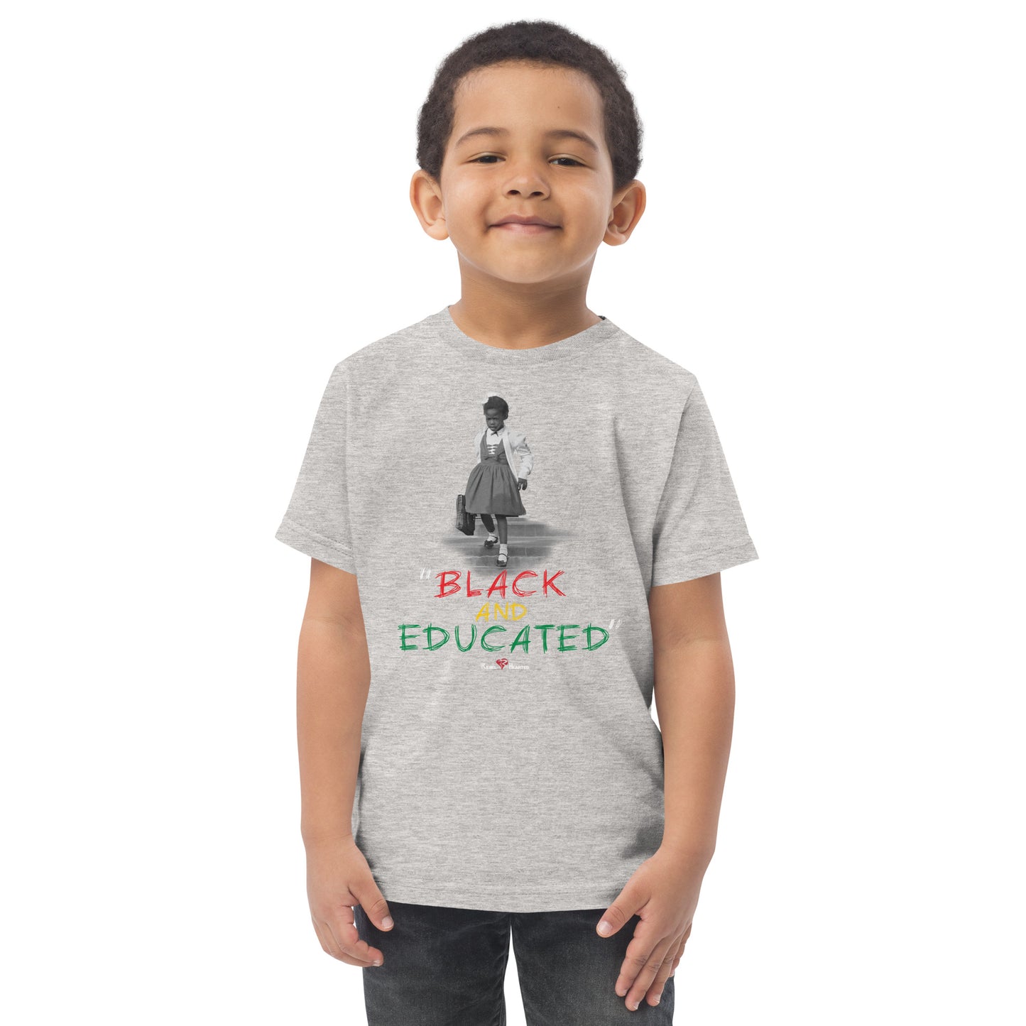 Toddler Black and Educated Tee