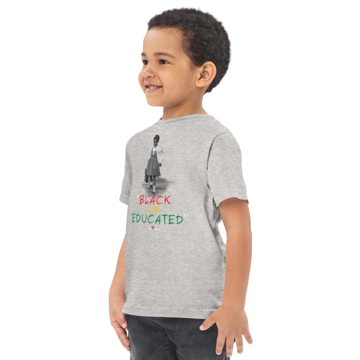 Toddler Black and Educated Tee